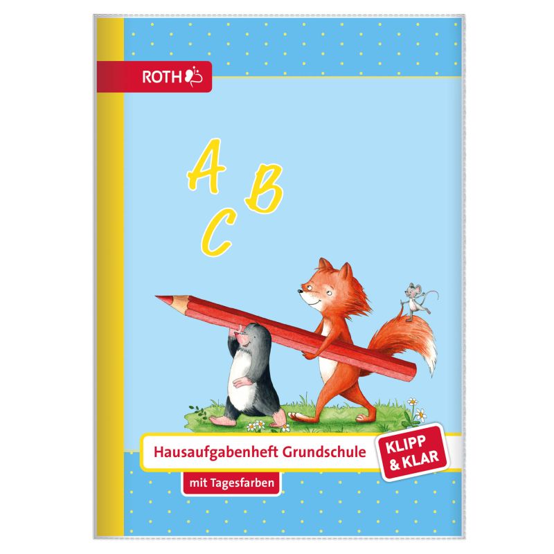 Hausaufgabenheft Grundschule "Klipp & Klar", Flinki & Schlau